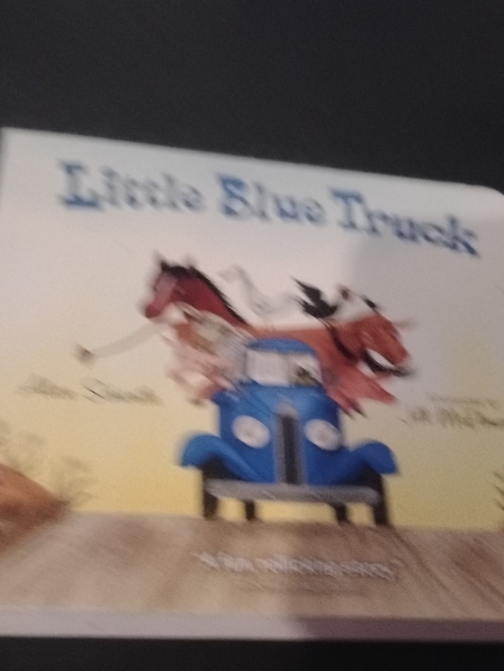 Little Blue Truck Kids Toy Book - Blue